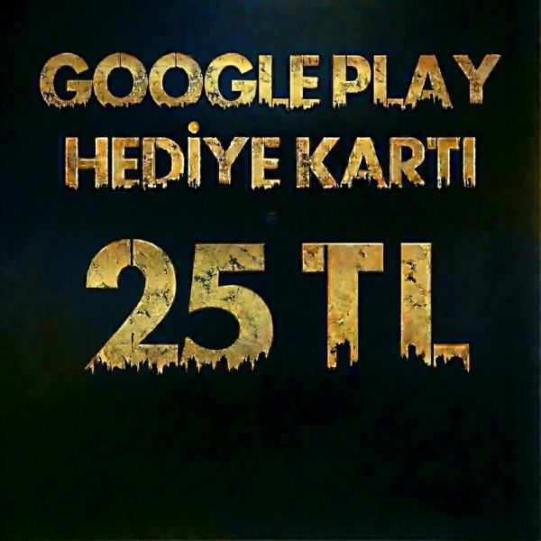 Google Play 25 TL Hediye Kartı Satın Al