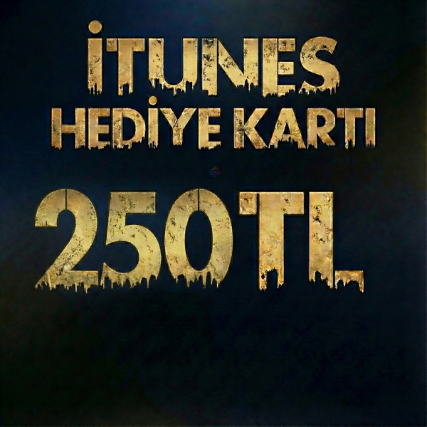 İtunes 250 TL Hediye Kartı Satın Al