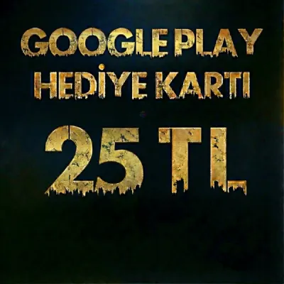 Google Play 25 TL Hediye Kartı Satın Al