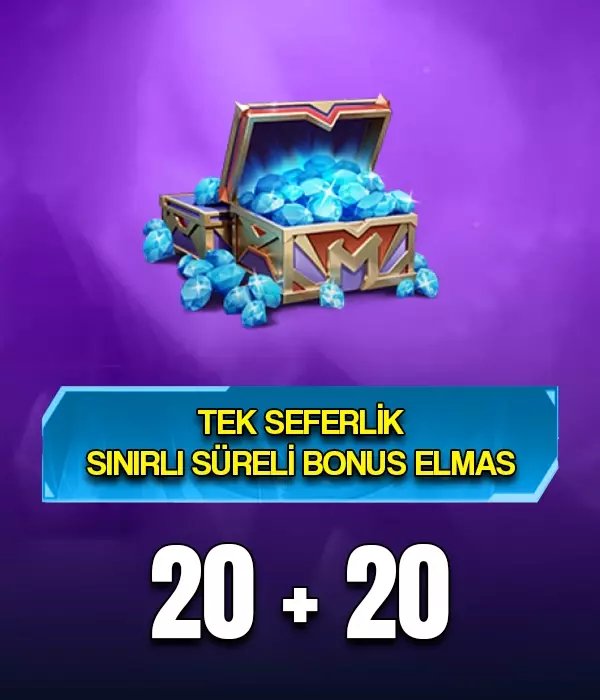 Mobile Legends Global 20 + 20  Tek Seferlik Elmas Satın Al